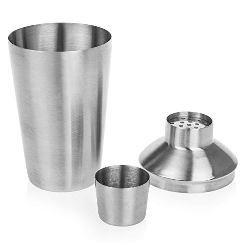 Ruiqas 6Pcs Cocktail Making Set 700ml Stainless Steel Cocktail Shaker Mixer Set Bar Bartender Tool Kit