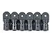 Thorn Boat Bimini Fittings Top Cover Cap Eye End Nylon Black Pack of 6 Black, 3/4 Inch (Internal Version for 1
