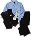 Nautica Dress Up Little Boys' Toddler 4 Piece Dresswear Vest Set, Navy, 2T/2
