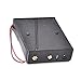 18650 Battery Holder with Leads, Besmelody 3 x 3.7v 18650 Battery Storage Box Case 3-Slot - 6