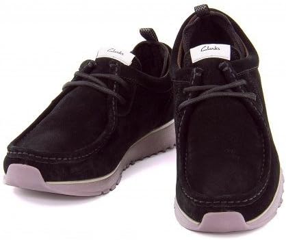 Amazon クラークス メンズ ローカット レザー スニーカー ワラビー トウヤー ロー Tawyer Lo ブラックスエード 27 0cm Clarks クラークス スニーカー