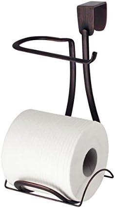 Modern Unique Over The TankMounted Bronze Finished Toilet Paper Holder