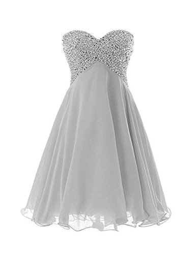 white and silver cocktail dress