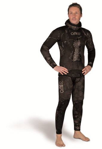 OMER 5mm Black Moon Mens Spearfishing Camo Suit 2 Piece Wetsuit - Top & Bottom SOLD SEPARATELY (2 Bottom)