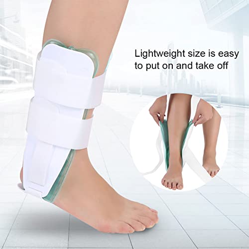 Férula de Tobillo Ajustable con Paquetes de Gel, Soporte para Esguinces, Estabilizador con Terapia de Frío y Calor