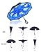 Reverse Folding Umbrella-Windproof & UV Protection - Inverted Umbrella with Free Carrying Bag , Sky Blue