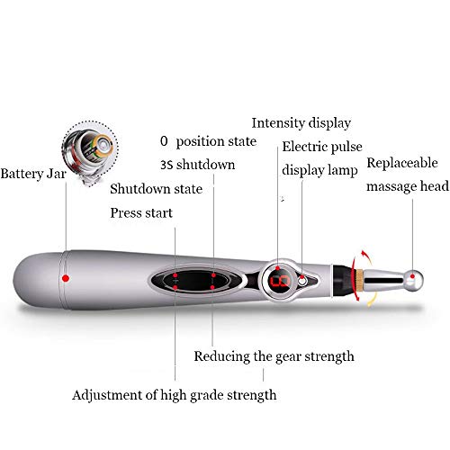 Electronic Acupuncture Pen Electric Meridians Laser Therapy Heal Massage Pen Meridian Energy Pen Relief Pain Tools