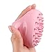 Electric Scalp Massager, Cordless Hair Scalp Massager Portable Head Scratching Massager with 2 Modes Vibration Comb for Hair Growth, Deep Cleansing and Stress Relaxation (Purple)