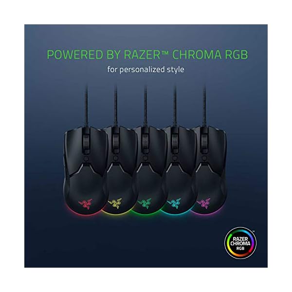 Razer-Viper-Mini-Gaming-Mouse-Ambidextrous-Gaming-Mouse-Only-61-g-8500-DPI-Optical-Sensor-DPI-Razer-Speedflex-Cable-and-Chroma-RGB-Ilumiation-Black Razer Viper Mini - Wired Gaming Mouse for PC/Mac (Ultralight 61g, Ambidextrous, Speedflex Cable, 8,500 DPI Optical…