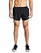baleaf Mens Athletic Shorts 3” Inseam Running Gym Bodybuilding Shorts Sports Active Training Fitness Exercise Jogging with Brief Pocket Black XL