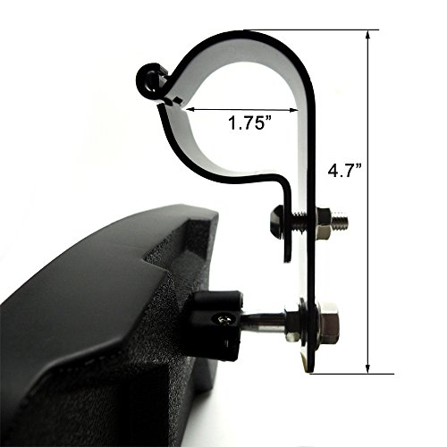 1.75" Clamp Rear View Mirror with Bracket for UTV Polaris RZR 800 900