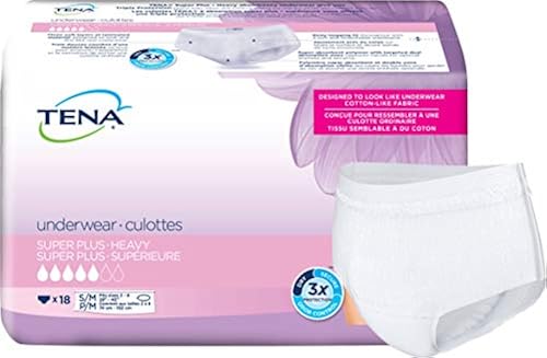 TENA Women Super Plus Disposable Underwear Female Pull On with