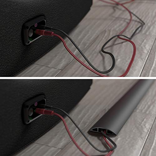 DLine 30ft Floor Cord Cover, Floor Cable Protector, Extension Cord