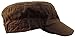Dorfman Pacific Cotton Twill Contrast Cadet Cap Earth Brown