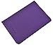 RFID Blocking Leather Passport Holder Cover & Travel Wallet ID Card Case (Purple)