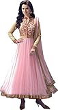 RUHANI Women's Anarkali Salwar Kameez Designer Indian Dress Bollywood Ethnic Party One Size Pink