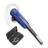 Bluetooth Headset, Lightweight Noise Reduction Earbuds, HandsFree Wireless Earpiece V4.1 with Mic for iPhone, Android Cellphones[Upgrade Version Bluetooth Headset+Case]