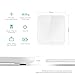Accuracy Digital Body Weight Bathroom Scale By ASAKUKI, Ultra-Thin With Anti-Slip Pads, Seamless, Tempered Glass, Highly Precision Readings and LED Display for Home, Gyms, and Weight Watchers