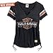 Harley-Davidson Women's Genuine Side Laced Tee, Black