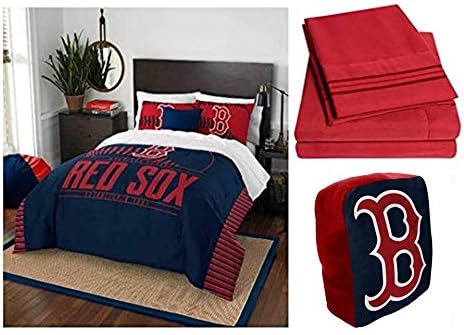 Amazon Com Northwest Mlb Boston Red Sox Grand Slam 8pc Queen