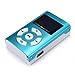 Mini Perman Portable USB 2.0 LCD Screen Metal MP3 Music Player Support 32GB Micro SD TF Card Blue