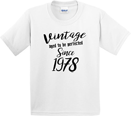 owndis Tee 40th Birthday Gifts Vintage Aged To Be Perfected Since 1978-1978-TEE-0104-S-White