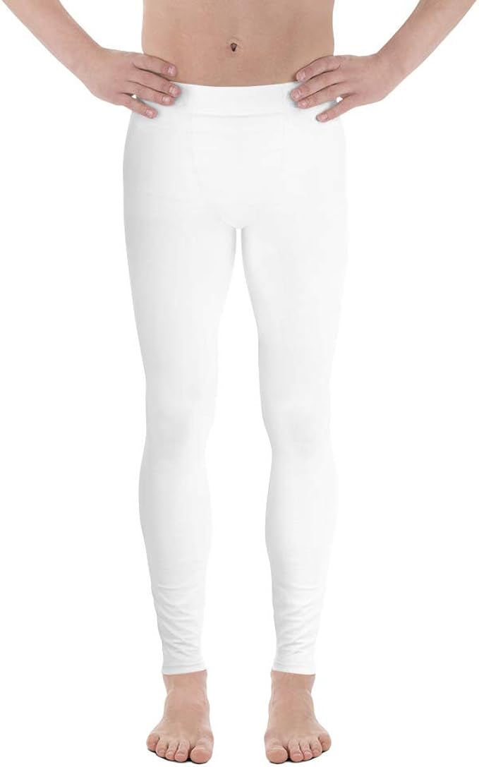 all white leggings