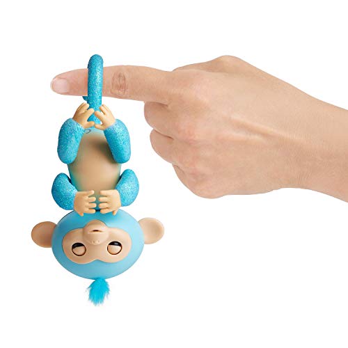 3 Fingerlings+Glitter+Monkey+Turquoise+Interactive