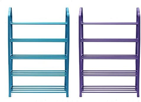 5 Tier Shoe Storage Organizer Cabinet Shelf Stand Tower Rack Holder Removable (Random: Color)