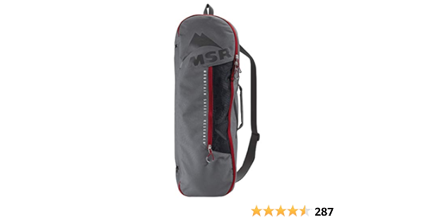Amazon Com Msr Snowshoe Bag Tote Bag For Carrying Packing And Storing Snowshoes Fits Snowshoes Up To 25 Inches Black Sports Outdoors