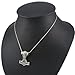WithLoveSilver Solid Sterling Silver 925 Trinity Celtic Viking Amulet 