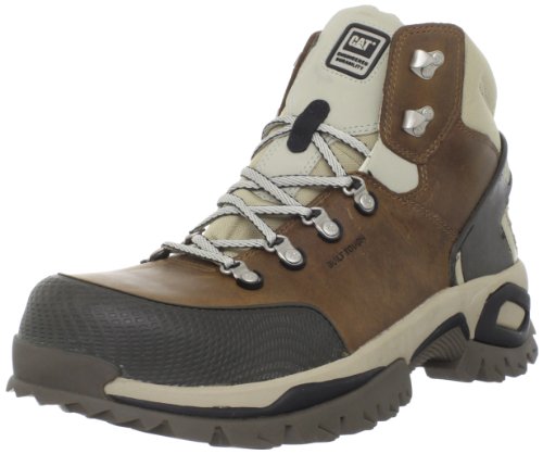 Caterpillar Men's Antidote Hi Steel Toe Work Boot,Dark Beige,9 M US