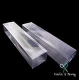 PVC Invitation clear boxes for party favors, weddings, packaging - Rectangle 1.5