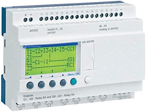 Schneider Electric SR3B101FU Zelio Extendable Modular PLC