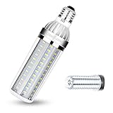 25W LED Corn Bulb 2900 Lumen 200 Watt Equivalent 6500K Cool Daylight Super Bright Non-Dimmable LED Lamp for Garage Factory Warehouse Barn Backyard Highway E26/E27 Medium Screw Base