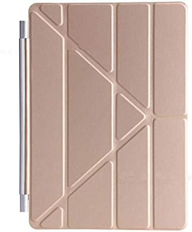 Gold Color Transformers Leather Magnetic Cover Smart Case Stand