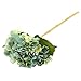 Fake Silk Hydrangea Soledi Vintage Artificial Flower Arrangement Autumn Home Wedding Decor Bouquet (gray blue)