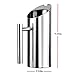 Stainless Steel Water Pitcher with Ice Guard, Straight Pot Frozen/Unboiled Water/Juice/Beer/Coffee Bottles Water Cooler for Bar/Home,1L