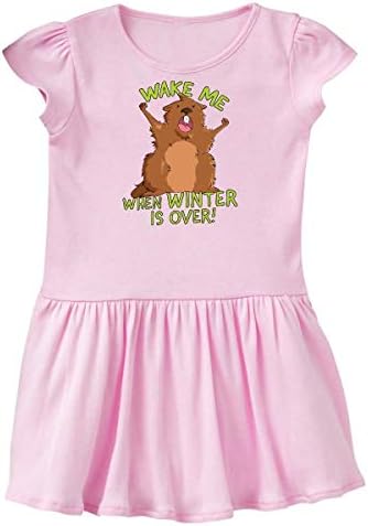 Groundhog Day Toddler Gown - Winter Wake-Up Design