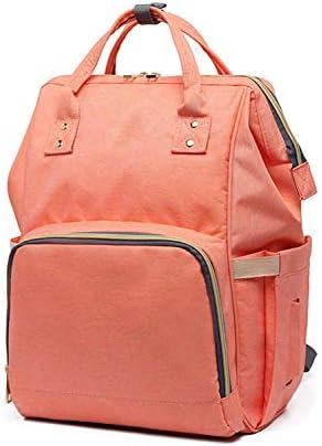 SHANBUYERS - Xplore the Unxplored Durable Waterproof Multifunctional Baby Diaper Bag for Mother (Large; 16.5 X 10 X 8 Inch; Pink)