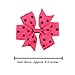 CÉLLOT 40Pcs 3 Inch Boutique Grosgrain Ribbon Pinwheel Hair Bows Alligator Clips For Girls Toddlers Hair Accessories Teens Gifts In Pairs (Polka Dot)