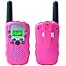 Aphse Kids Walkie Talkie Wireless Two Ways Radio Toy T-388 3 Miles Range 22 Channels Built in Flash Light Children Birthday Gift Mini Walkie Talkie for Outdoor Adventures Camping Hiking Set of 2