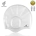 Swim Cap for Long Hair - Silicone Swimming Hat with Ear Pockets for Men and Women, Free Ear Plugs Included