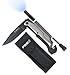 Survival Knife: 5 in 1 Tactical Pocket Knife, Razor Sharp Stainless Steel Multiuse Camping Knife Kit -Lifetime Warranty-