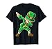St Patricks Day Dabbing Leprechaun Boys Girls Men Dab Dance T-Shirt