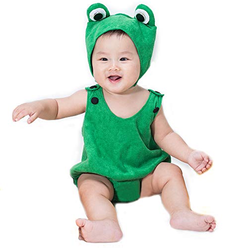 World Of Warcraft Baby Costumes - Wow Lovely Baby Boy Toddler Green Frog Costume (L 12-24