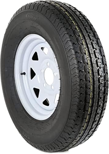 thumbnail interactive-video image 1 of 2 Pack 205/75D14 Trailer Tires On 5-Lug 4.5 1 of 5