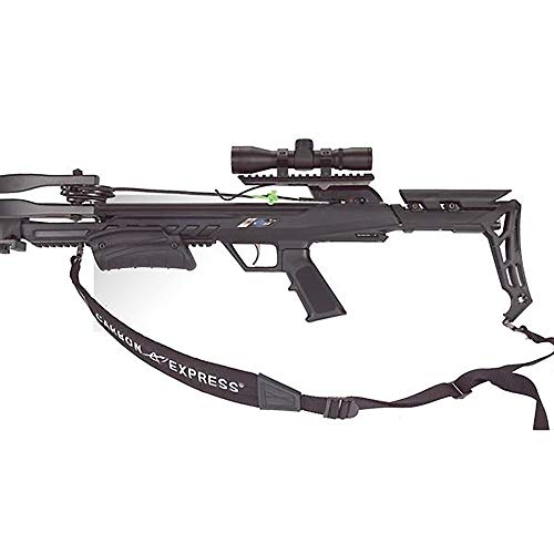 Carbon Express Blade X-Force Blade Crossbow Ready-to-Hunt Kit (Rope Cocker, 3 Bolt Quiver, 3 Crossbolts, Rail Lubricant, 3 Practice Points, 4x32x 40mm), Black, One Size