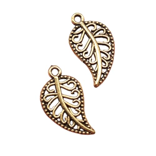 New 2026 Unisex 20Pcs 18X10Mm 5 Colors Small Leaf Charrms Leaves Charrm for Jewelry Making Decoration Luxury with You Accessories Trendy Creative Women and Men