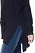 Womens Casual Oversized Zipper Hoodie - Lightweight Terry Knit Sweatshirt (Black, Large)